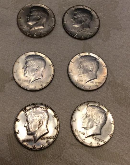 1965-1967 Kennedy Half Dollars
