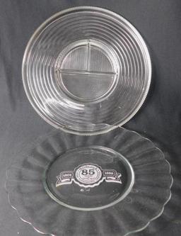 Lot Of 2 Serving Plates