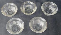 Lot Of 5 Condiment Dishes