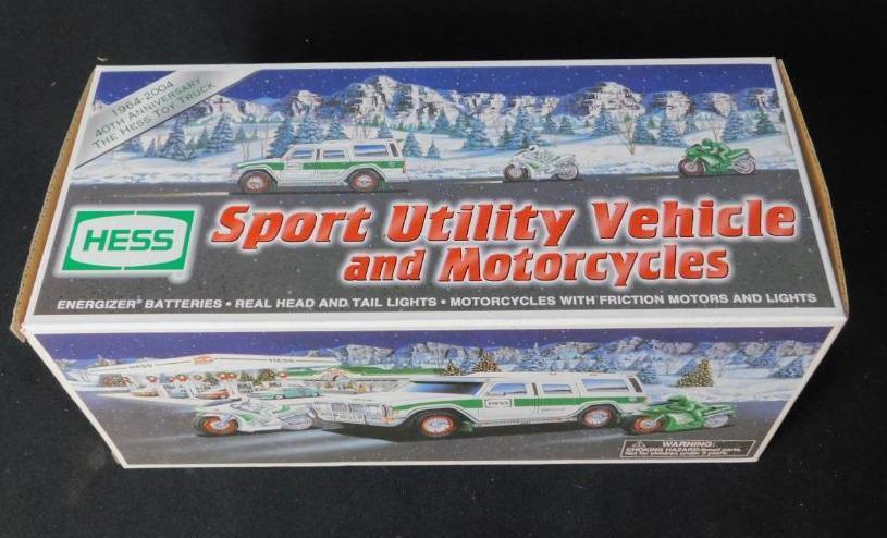 Hess, 2004 Sports Utility Vehicle And Motorcycles