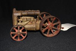 OLD METAL TRACTOR TOY