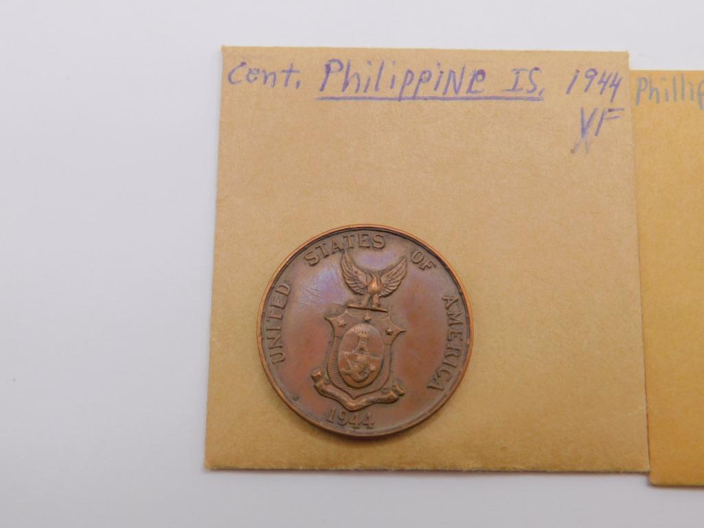 PHILLIPPINE, 1 CENTAVO, 1944, 1963, 1963