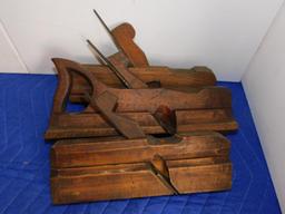 THREE WOODEN PLANES