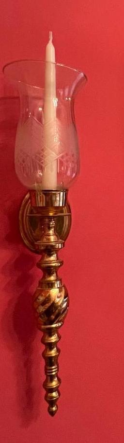 SET OF CANDLE AND SCONCE