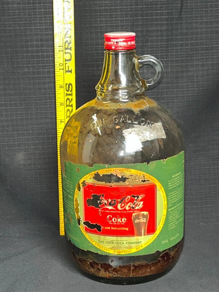 GALLON SIZE COCA-COLA SYRUP BOTTLE