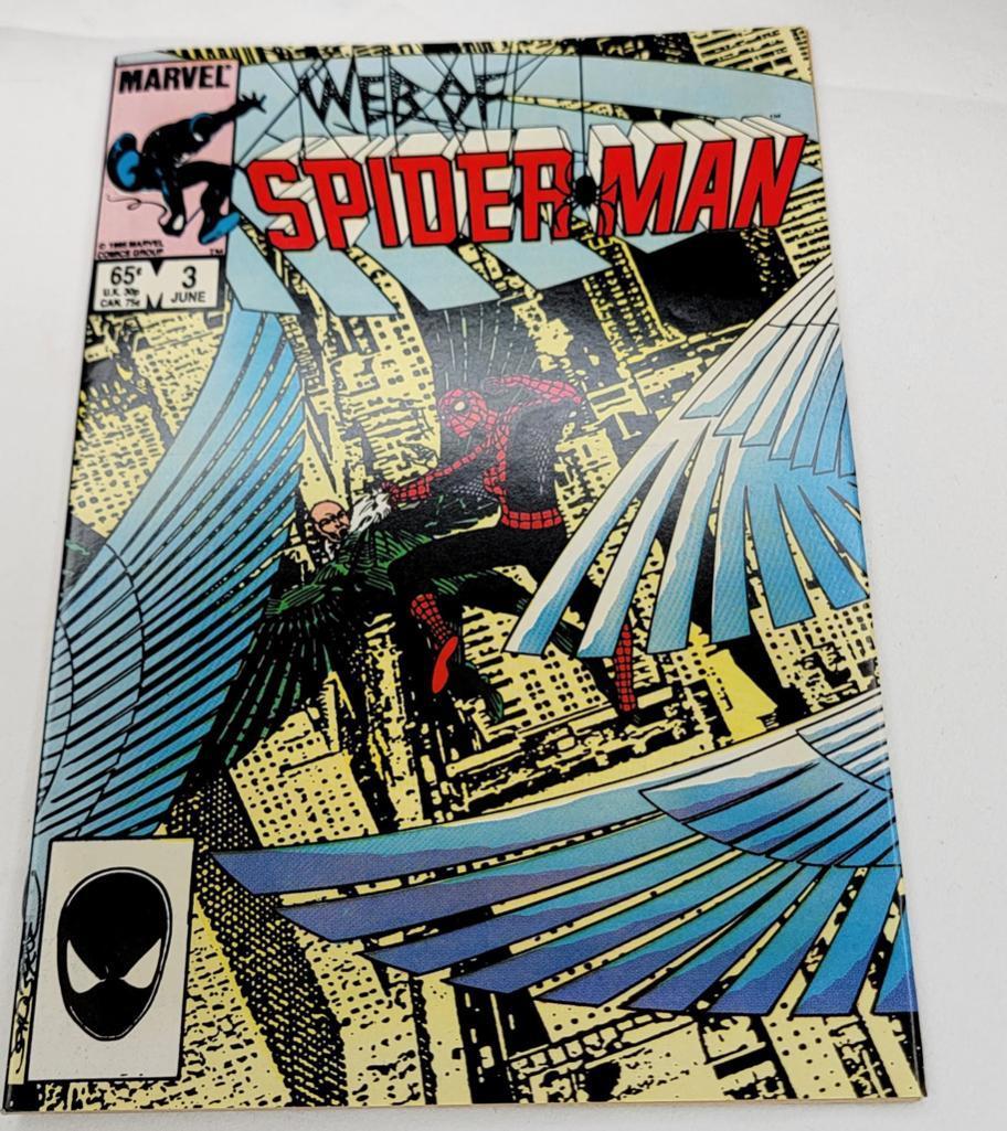 WEB OF SPIDER-MAN "IRON BARS DO NOT A PERSON MAKE" VOL 1, NO 3, JUNE 1985