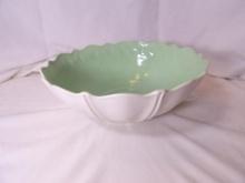 VINTAGE VITROCK OYSTER AND PEARL SERVING BOWL. APPROX 10.5" DIAMETER.