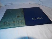 LOT OF (2) YEAR BOOKS FOR SIX MILE HIGH SCHOOL (SIX MILE, SC) FROM 1950 AND 1951. 1950 ANNUAL IS