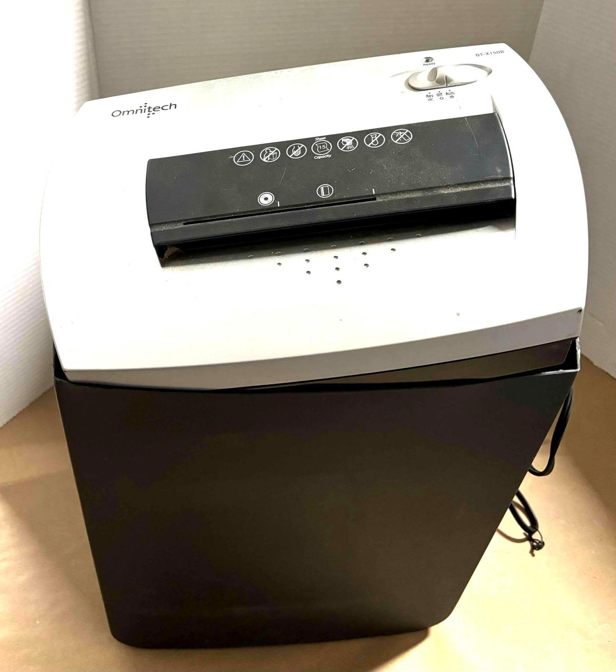 Omnitech Paper Shredder