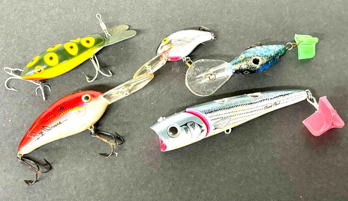 Five Fishing Lures