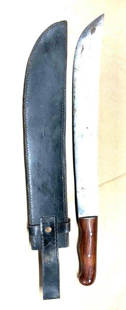 Machete Knife with Wooden Handle