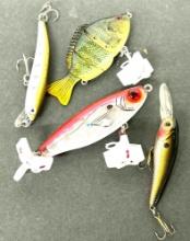 Four Fishing Lures