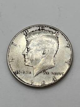 Half Dollar, 1964, AU