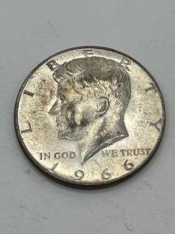 Half Dollar, 1966, AU