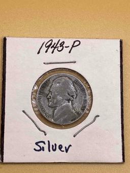 Nickel, 1943-P, "Silver"