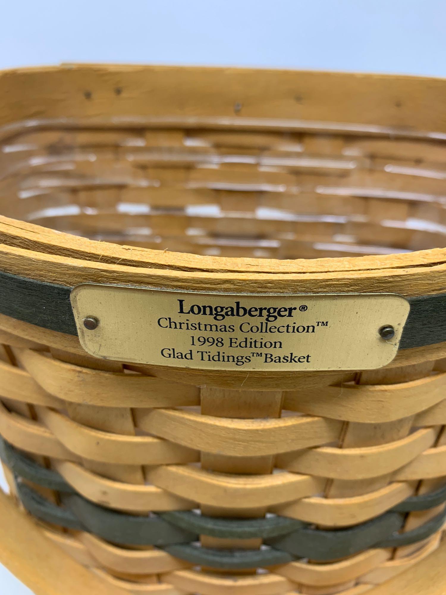 Two Longaberger Baskets, 1993 & 1998.