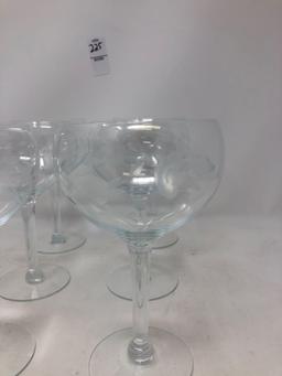 Princess House Heritage, Crystal Cocktail Glasses, 6 pieces.