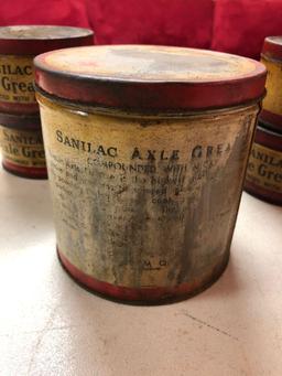 Vintage Advertising: Sanilac Axle Grease Tins