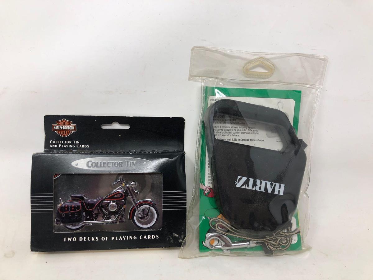 Harley Davidson Playing Cards & Dog Leash