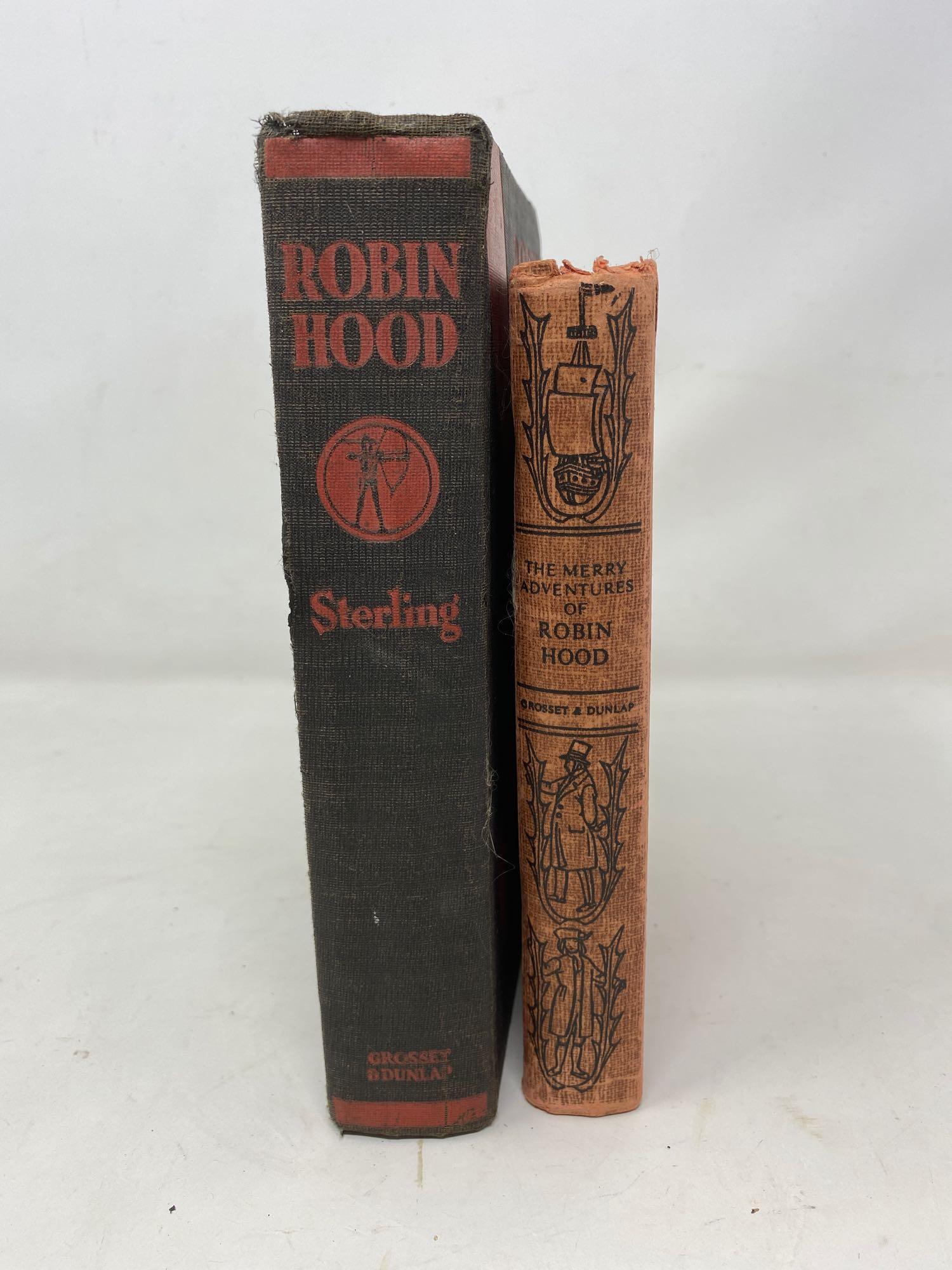 Vintage, Classic Hard Bound Robin Hood Books