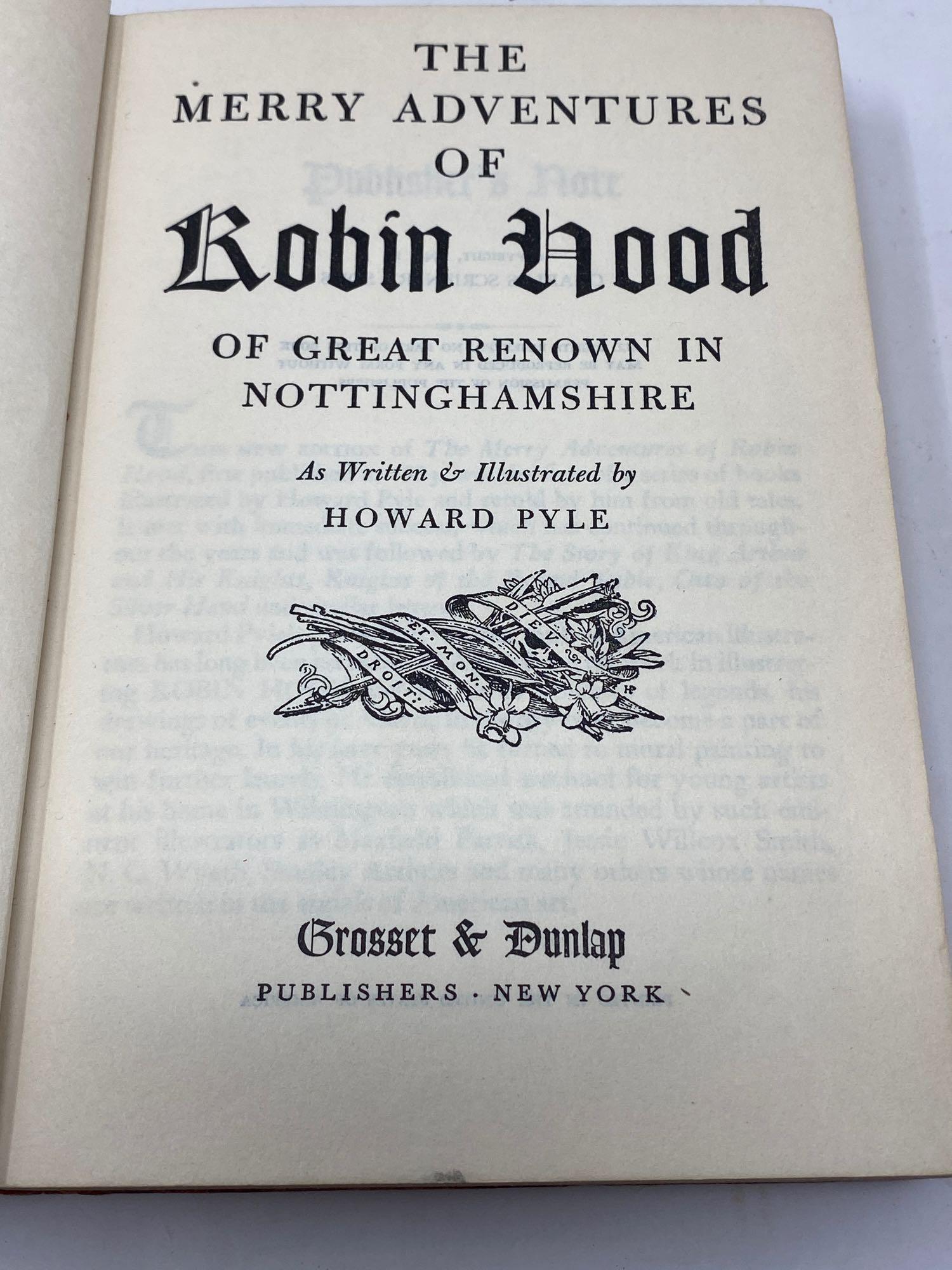 Vintage, Classic Hard Bound Robin Hood Books