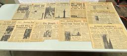 Historical W.W. 2 Sunday Newspapers, mid 1940's