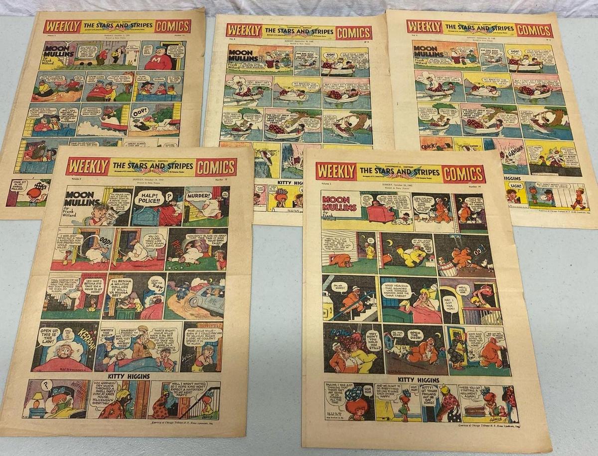 The Stars and Stripes 1940's Weekly Comics