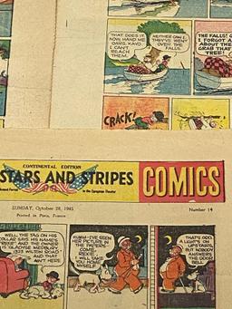 The Stars and Stripes 1940's Weekly Comics