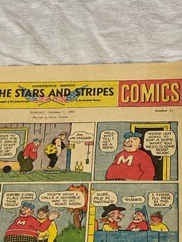 The Stars and Stripes 1940's Weekly Comics