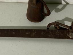 Antique Beam, Balance Scale, Weight