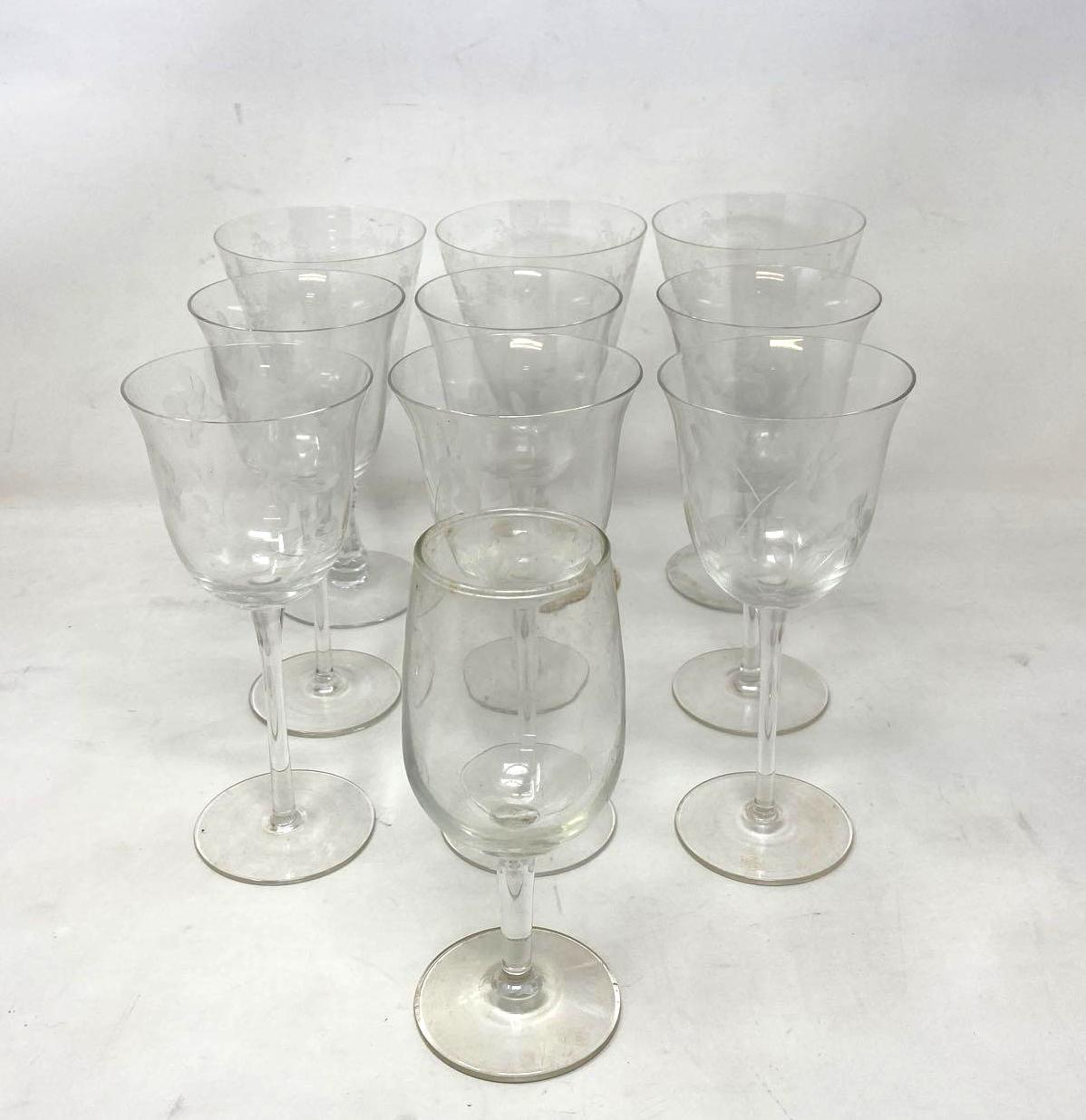 Clear Glass Stemware