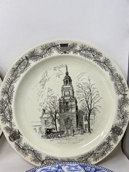 Collector Plates, China and Pewter