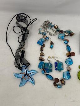 Art Glass Jewelry Grouping