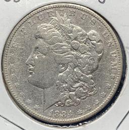 Morgan Silver Dollar, 1884