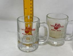 Twin Kiss Root Beer Mugs