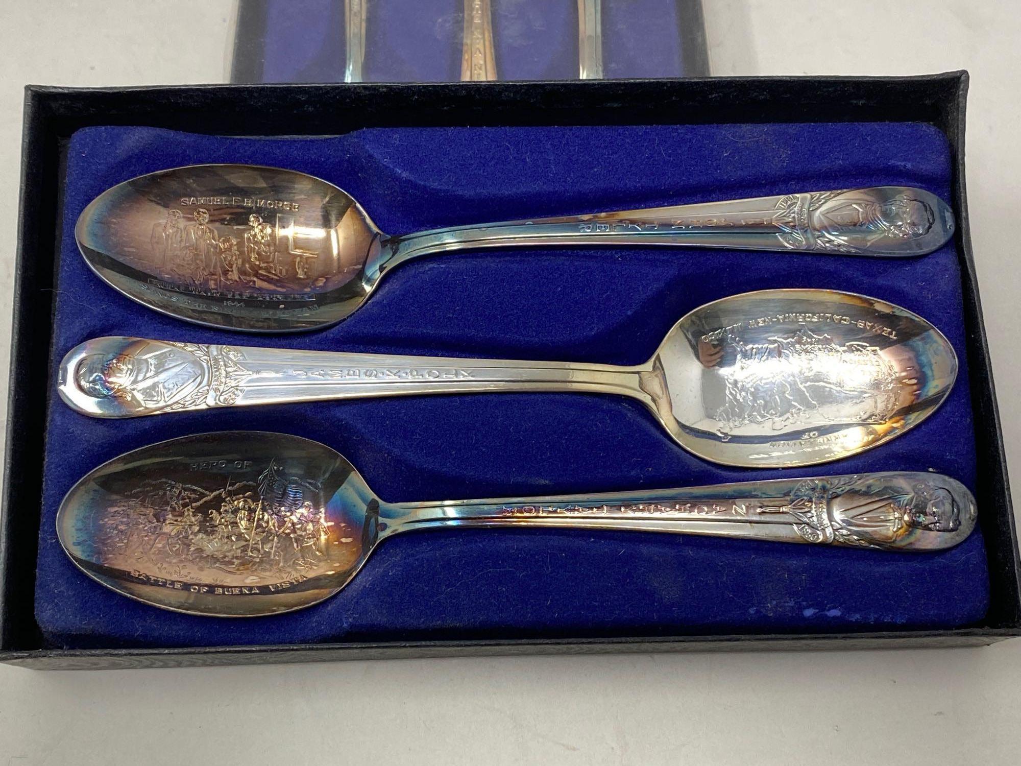 Six Sets of Souvenir Spoons