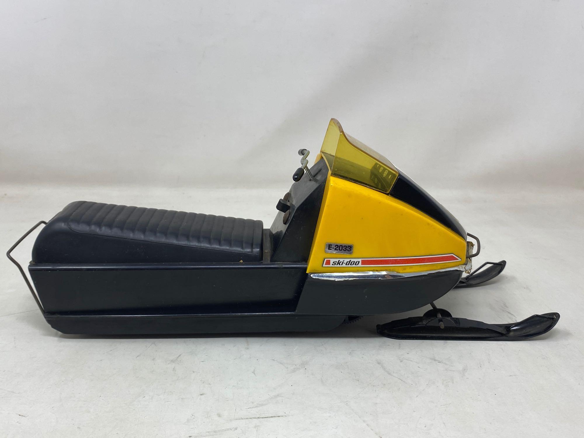 Vintage Collectible Ski-Doo E-2033 Snowmobile, 1/8 Scale