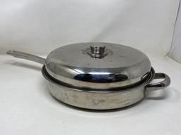 Stainless Steel Pan with Lid