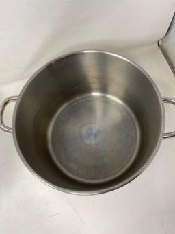 Stainless Steel Steam Pot with Basket and Lid