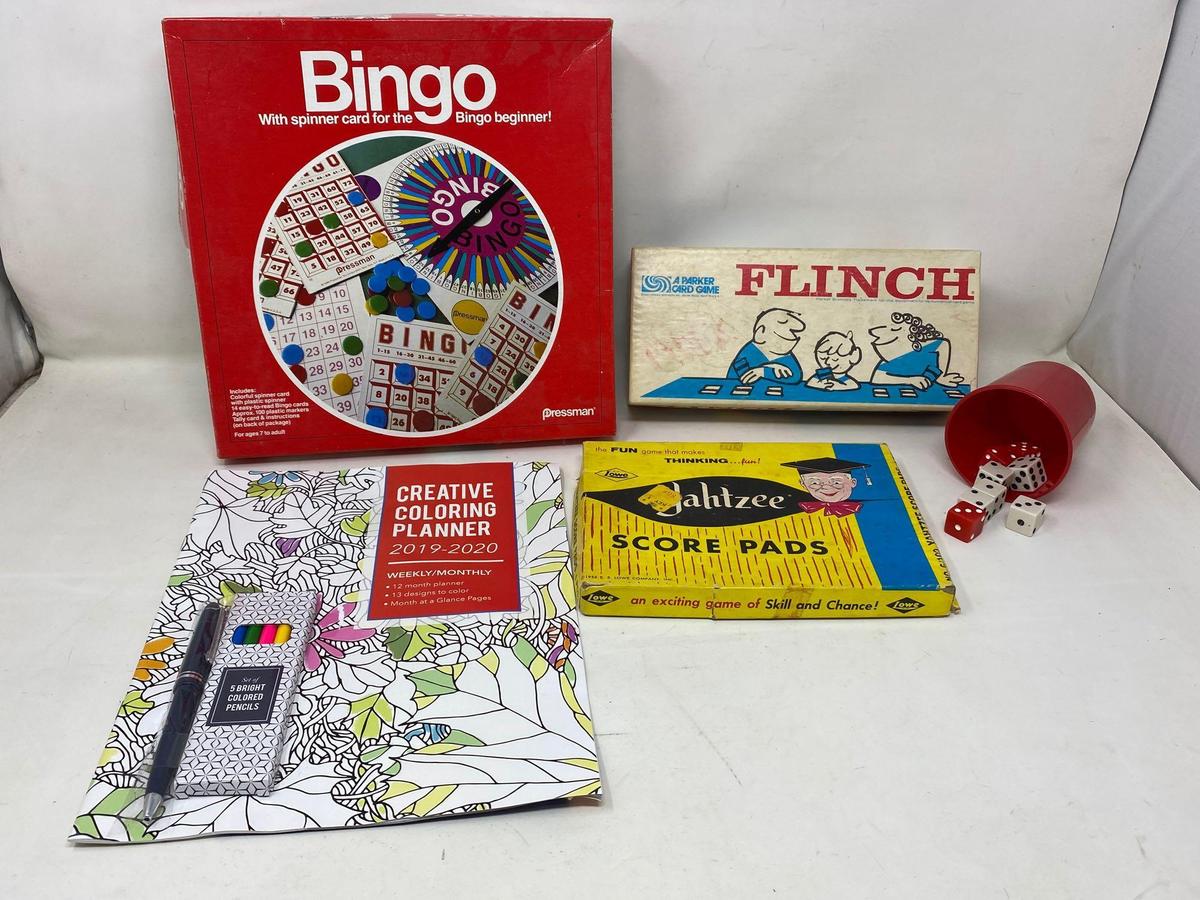 BINGO, Yahtzee, Flinch Games