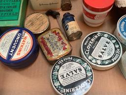 Medicinal Tins and Containers