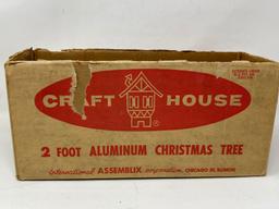 Vintage Craft House 2 Ft Aluminum Christmas Tree