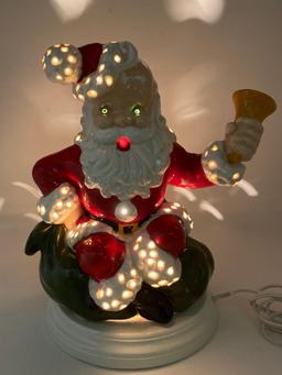 Vintage Light Up Santa Claus