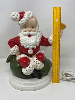 Vintage Light Up Santa Claus