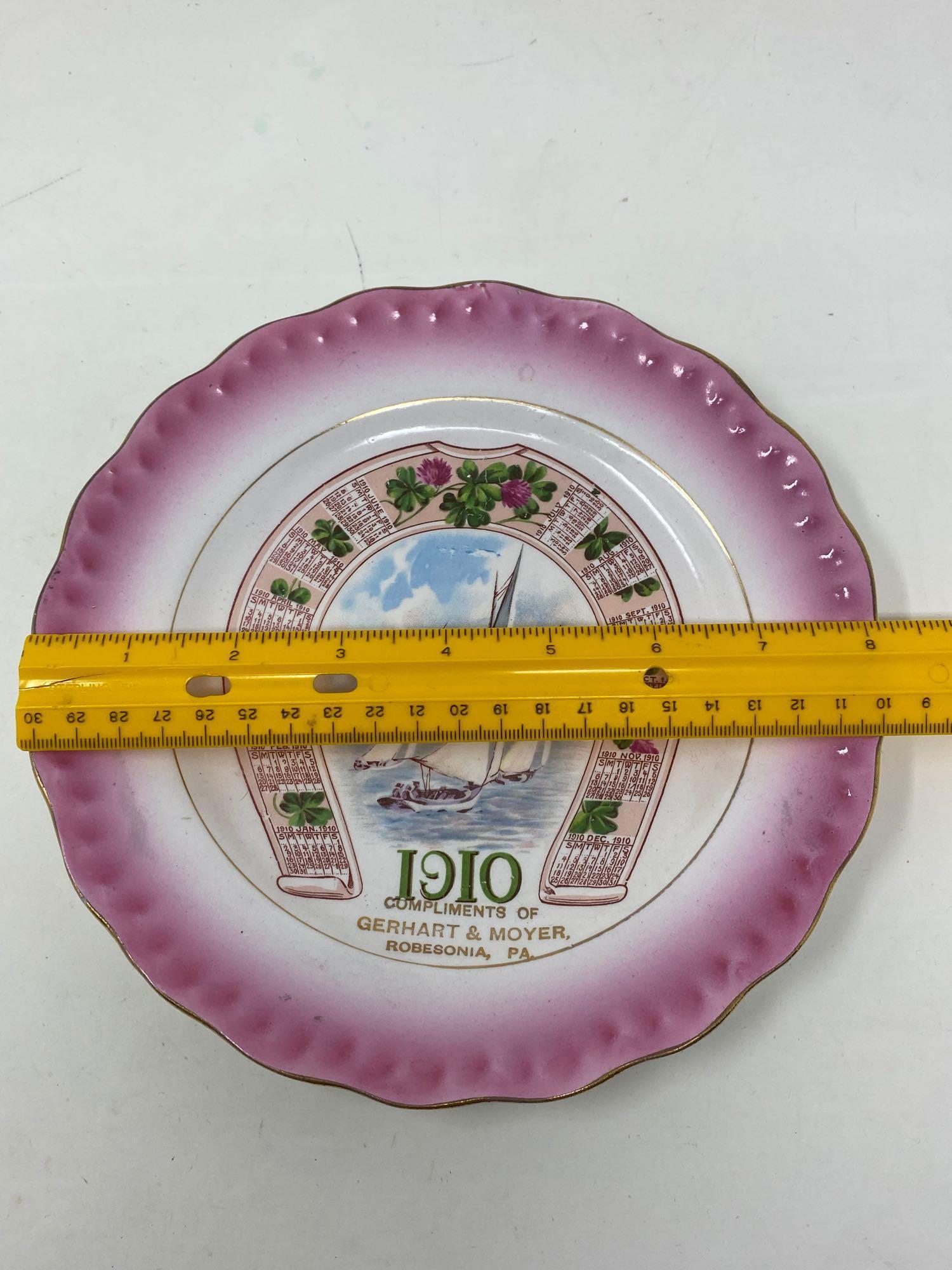 Advertising Calendar Plates