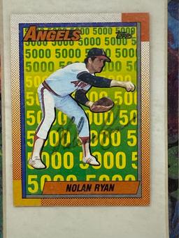 Framed Topps, 5000 Nolan Ryan Card and Unframed Topps Astros Nolan Ryan Card