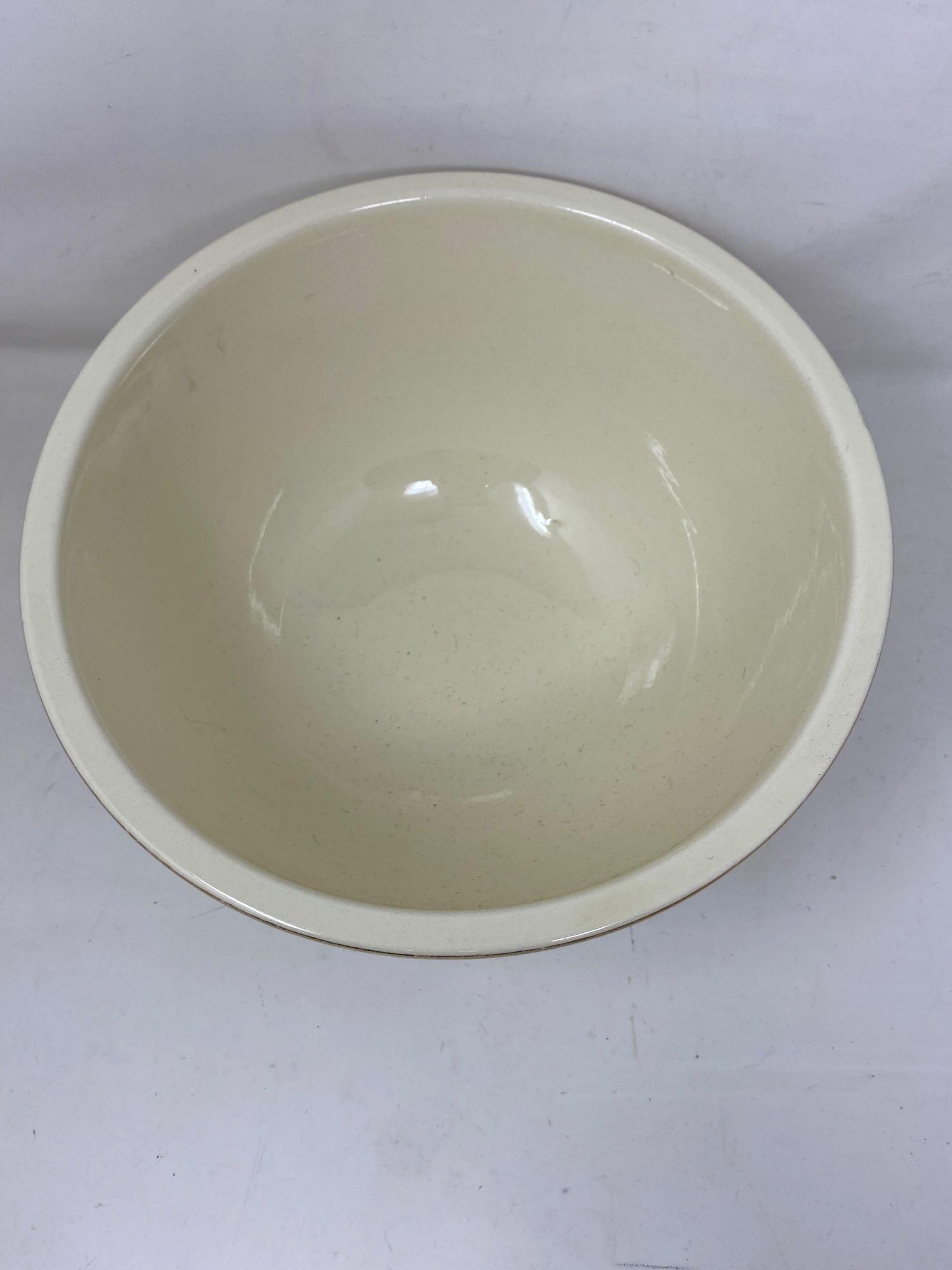 Floral Design Bowl, Plate and Pie Server