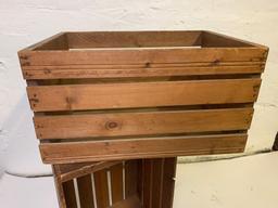 2 Wooden Crates