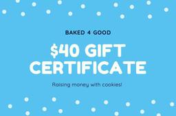 Baked 4 Good COOKIE Card