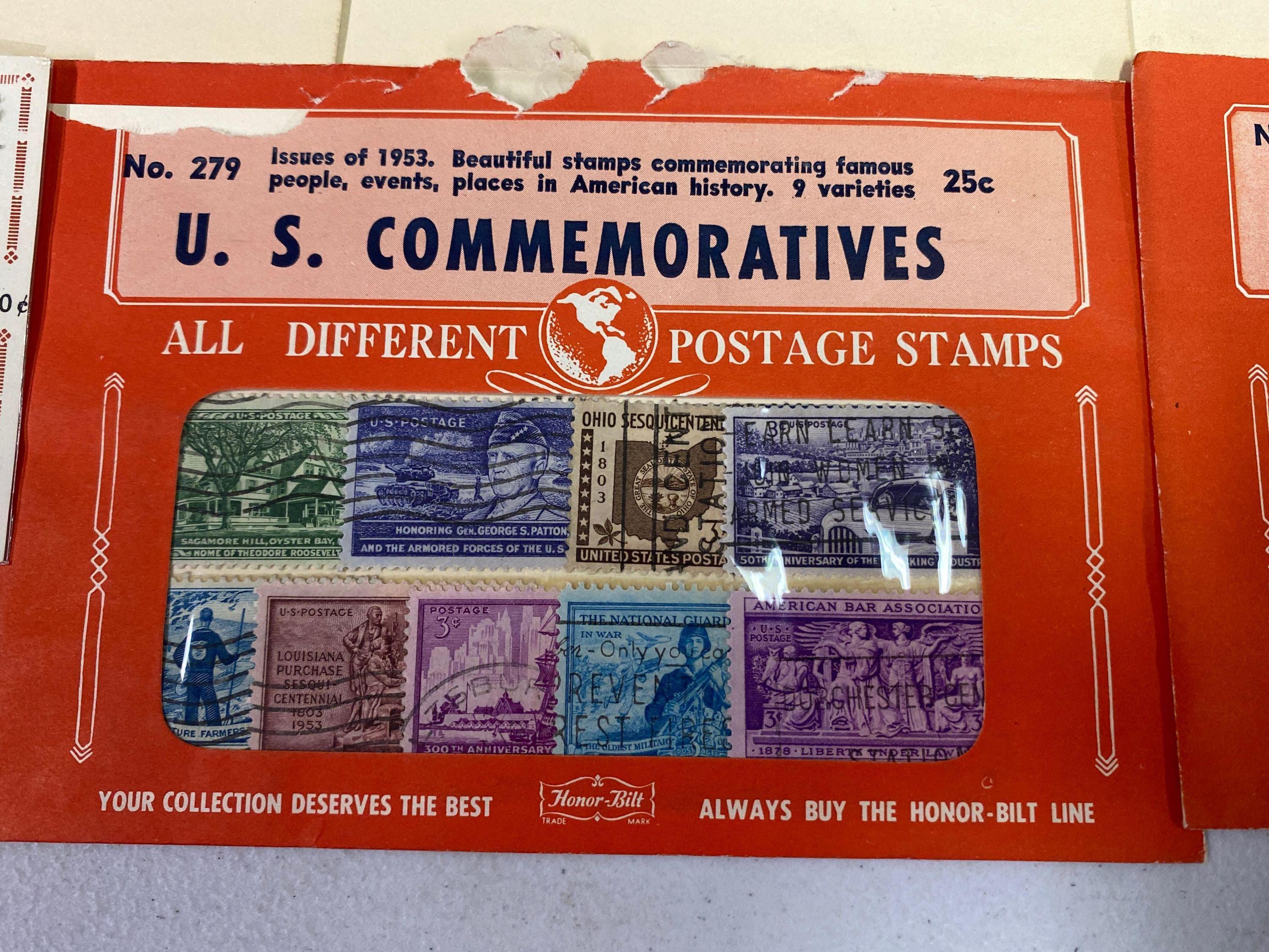 U.S.Commemorative Stamps, Other Stamps and Blank Post Cards